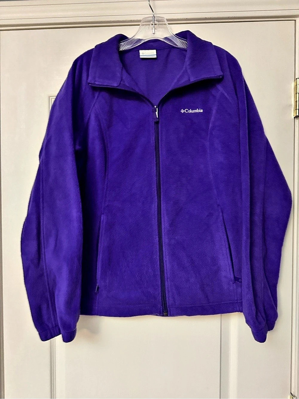 Columbia Benton Springs Full-Zip Fleece Jacket Purple Large